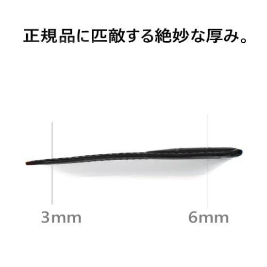 King Panerai Compatible Watch BA Buckle Embossed Dark [Import Original] Parts, Strap, Crocodile, Brown, 24/22mm