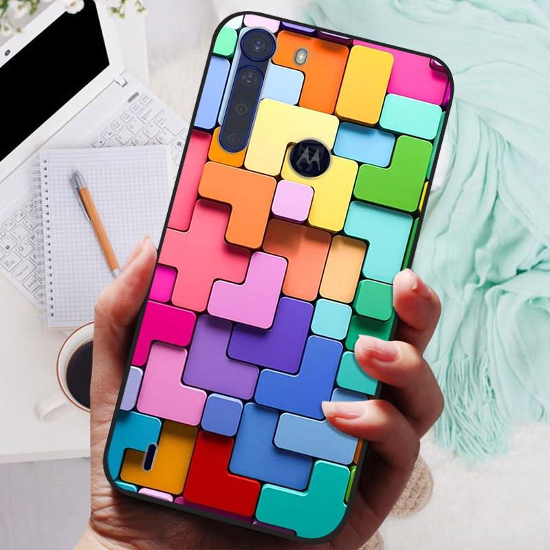 For Motorola One Fusion Case Black Bumper Soft Silicone Cover For Moto One Fusion Plus Phone Cases OneFusion Fusion+ Funda Shell