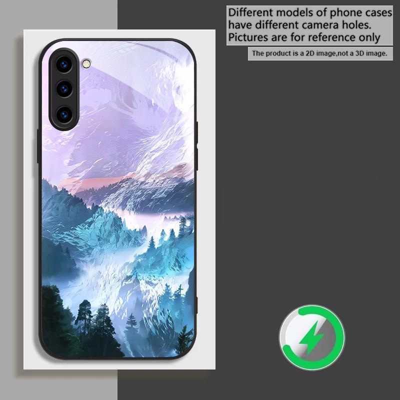 Sea storm small sailboat Suitable For Samsung Galaxy S26 Ultra S20 FE S21 S22+ S23 Plus S24 S25 Edge magnetism Glass Phone Casee