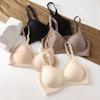 3D Jelly Support Push-Out Cartoon Bust Seamless Bra, Small Bust Enhancing Side Gathering Anti-Sag Shaping Women Bra