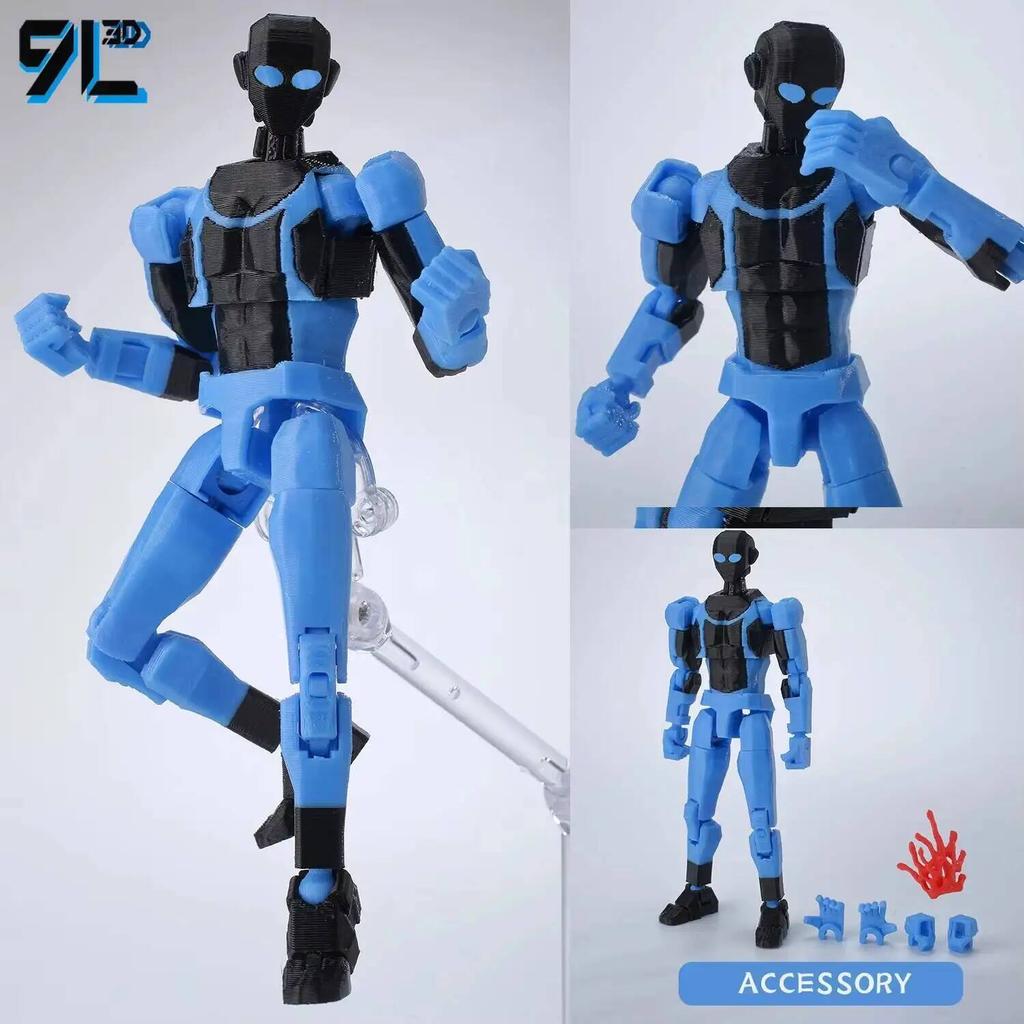 9L3D Dummy13 Lucky 13 Titain13 Invincible Kid Prisoner Mark Version Multi Joint Mobile Assembly Finished Model Handmade Toy Gift