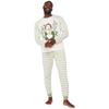 Elf Men's Striped Long-Sleeved Long Pyjama Set