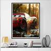 Disney Diamond Painting 5D DIY Cars Lightning McQueen Illustration Art Mosaic Embroidery Decoration Cross Stitch Gift