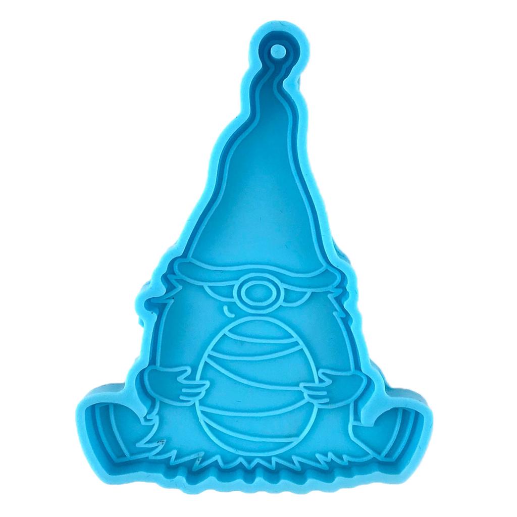 Shiny Glossy Silicone Resin Molds Easter Dwarf Keychain Mold DIY Keychain Pendant Jewelry Epoxy Resin Crafting Molds