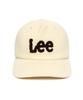 LEE Boucle Twitch Logo Cotton Cap Ivory