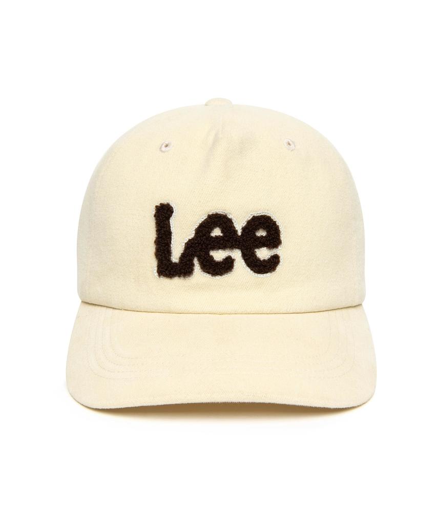 LEE Boucle Twitch Logo Cotton Cap Ivory