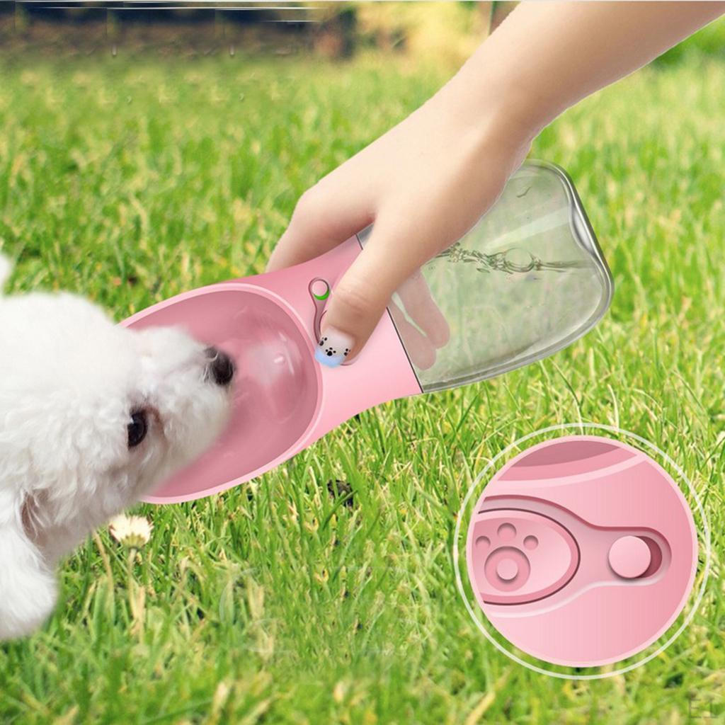 Dispenser, Portable dog water Drink Bottle Bowl Dispenser Feeder, Dogs Outdoor Drinking Cup