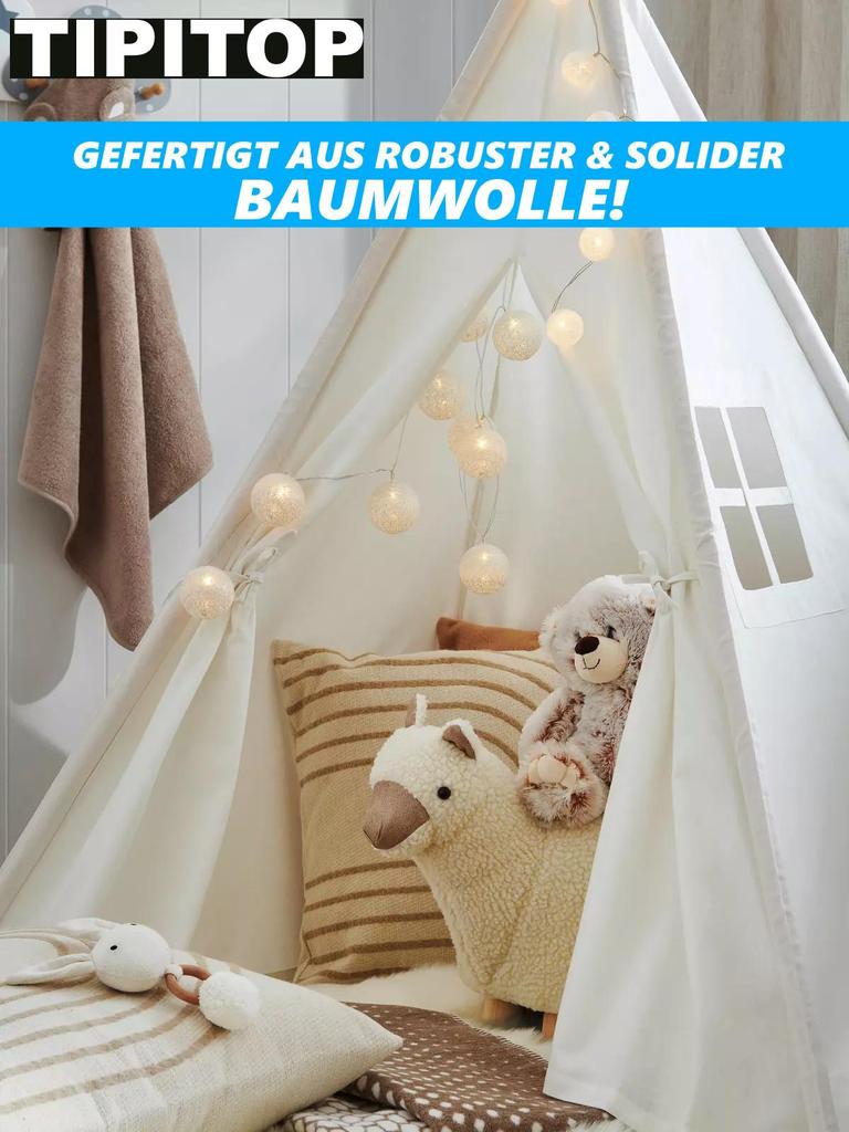 TIPITOP Dětský Tipi Stan Tippi Hrací Stan Dětský Stan Dětský Pokoj s Oknem