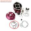 Motorrad 49mm 90cc Big Bore Zylinderkit & Kopf Für Peugeot NK7 XP6 XP7 XPS XR6 XR7 50ccm Wasserkühlung 2-Takt AM6 Minarelli Motor