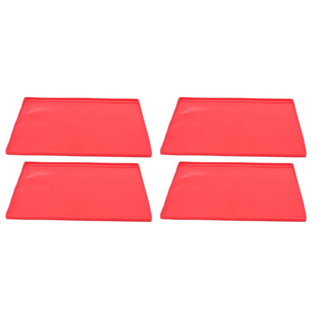 Roll Cake Mat Prevent Stick Food Grade Silicone Flexible Baking Mold Dehydrator Mat with Raised Edge for Biscuits