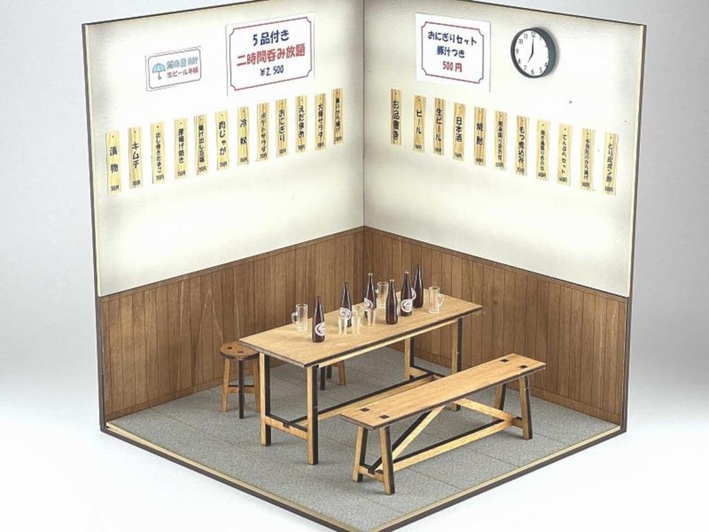 Kobaani Model Workshop 1/12 Japanese Style Series Showa Era Izakaya Wooden Miniature Kit WZ-027 (Diorama)