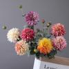 2 Heads Artificial Chrysanthemums Branch 80cm Silk Fake Flowers  Dining Table