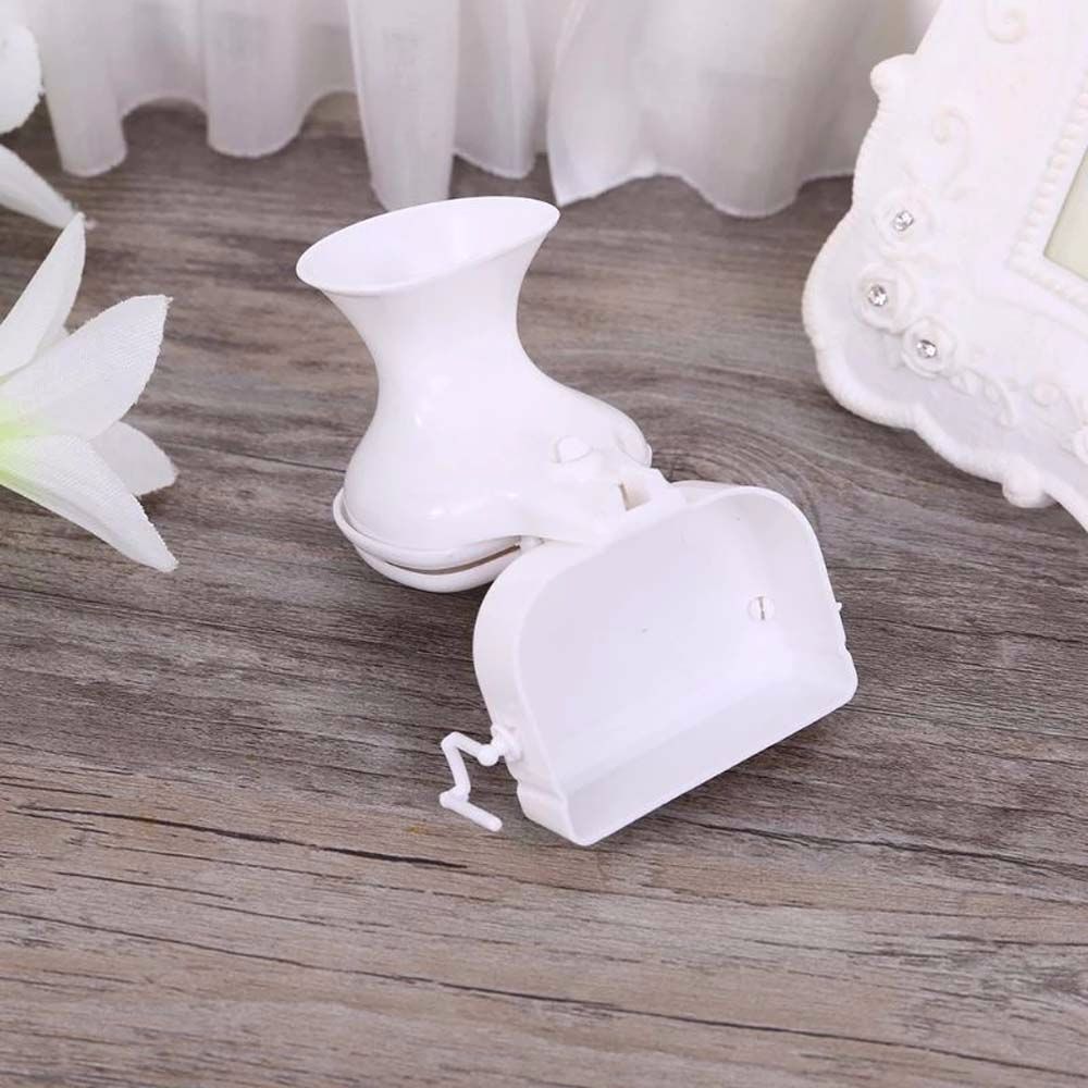 Toys House Miniature Furniture Toy Dollhouse Furniture Vintage Bathroom Modeling White Toilet