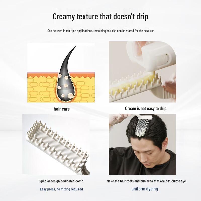 Bigen Men's Press & Go Natural Black Hair Dye