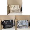 Nylon Student Shoulder Bag With Large Capacity For Daily School Use
