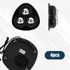 4PCS Non Punching Adhesive Furniture Ball Universal Pulley Household Mobile Base Accessories Trash Can Bottom Small Wheel
