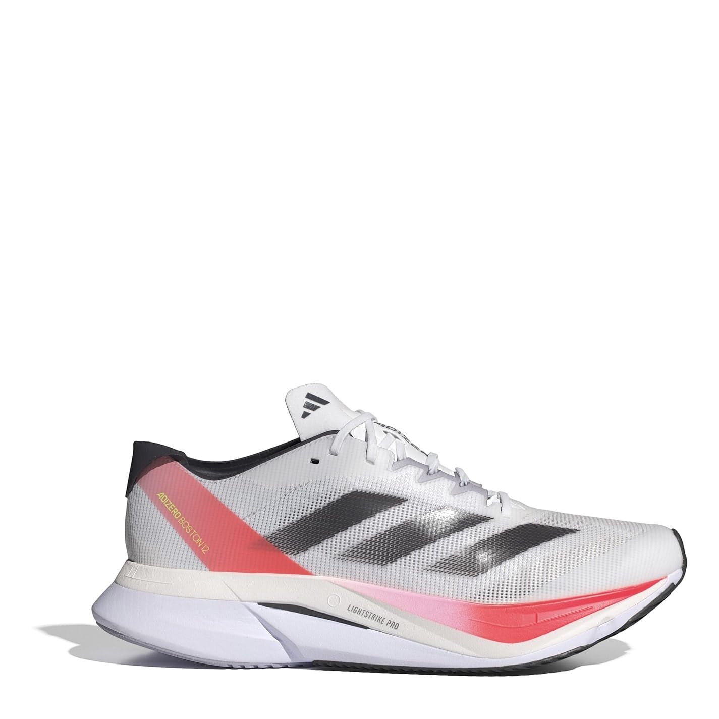 

Adidas adizero Boston 12 Running Unisex Footwear Red Size Shoes, Adult, MDF81, White/Aurora Metallic/Solar (IF9210), 24.5cm