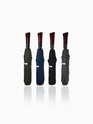 PARACHASE 3262 Premium Wood Grip Big Size Automatic 3-Stage Umbrella