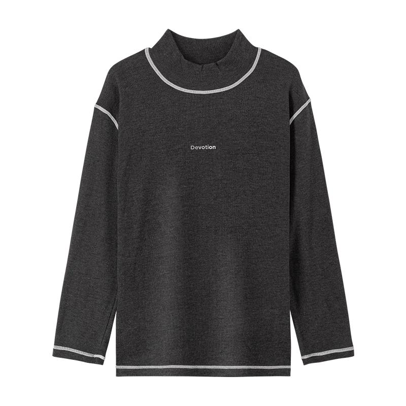 Boys  De Velvet Thermal Long Sleeve T-Shirt 110