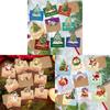 Christmas Holiday 3d Greeting Card Set With Foil Stamping For Festive Gift Exchange