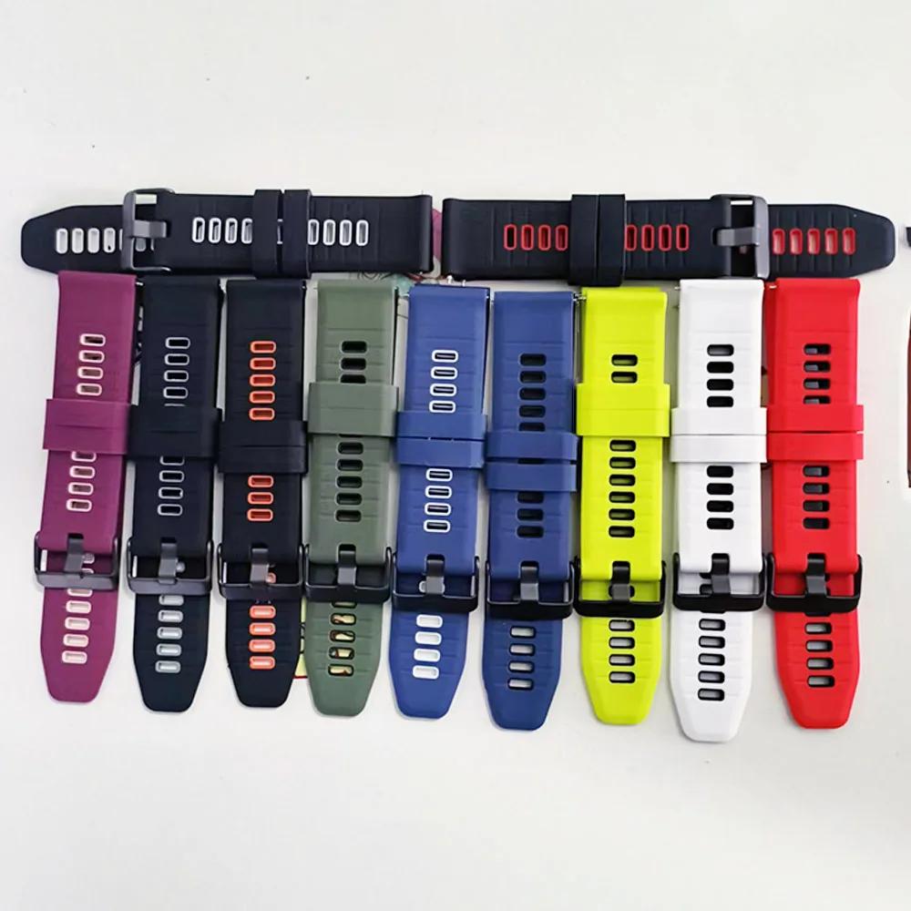 22mm Band For Xiaomi Watch Color 2 Silicone Strap Mi Watch S4/S3/S2(46mm 42mm)/S1 Active Sports Bracelet Replacement Wristbands
