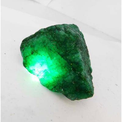 Green Emerald CERTIFIED 505.00 Ct Natural Huge Rough Earth Mined Loose Gemstone