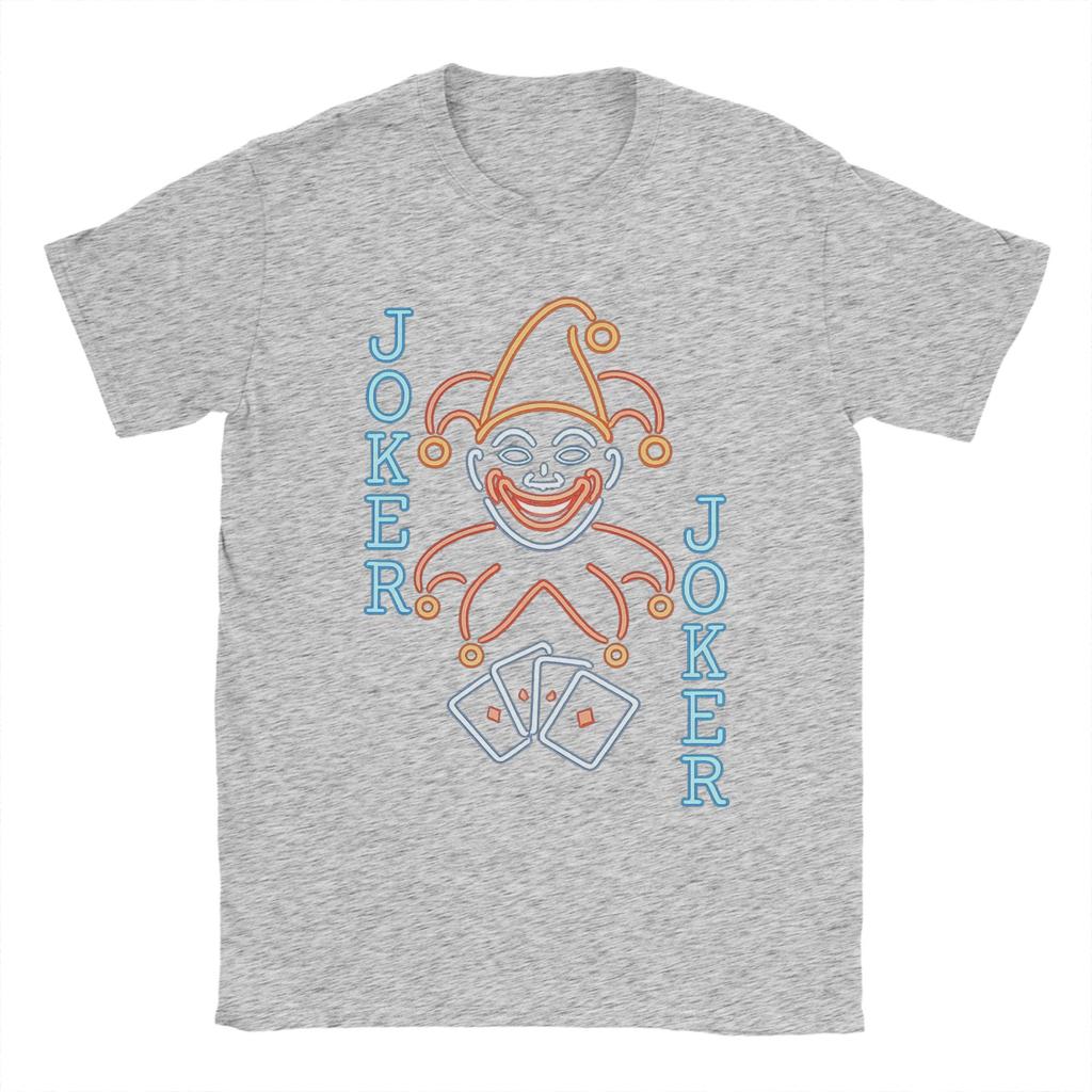 Men's Balatro Game Card Joker Roguelike T Shirts Clown 100% Cotton Clothes Novelty Short Sleeve Crew Neck Tees 4XL 5XL T-Shirts