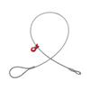 Single Leg Wire Rope Sling 9000LBS Load Heavy Duty Rigging Cable for Lifting Logging Construction 3Meter