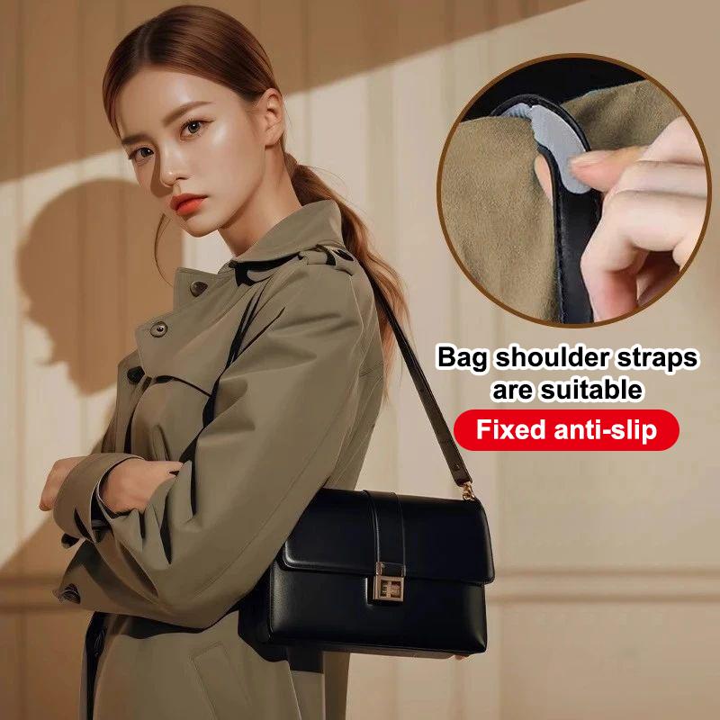 6/12Pcs Transparent Anti-Slip Silicone Patches For Bag Straps Convenient Durable Reusable Backpack Non-Slip Patch Resistant Pad