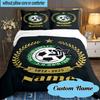 Custom Name Maccabi Football Crest Bedding Set 3pcs, Bedding Set Including 1pc Duvet Cover And 2pcs Pillowcases for Bedroom, Dormitory Gift