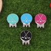 1Pc Golf Ball Marker Golf Hat Clip Magnetic Alloy Golf Ball Position Marker Removable Metal Hat Clip Accessories For Golfers