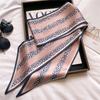 Scarf, Long Silk Scarf, Versatile Silk Scarf, Double-Layer Simulated Silk, Diagonal Scarf, Autumn And Winter Hair Binding And Scarf