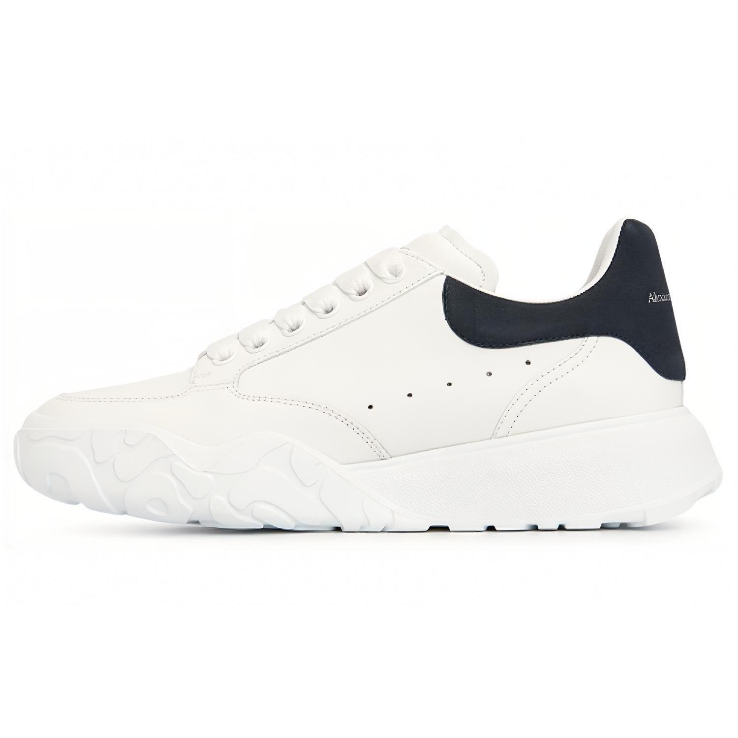 

Мужские кожаные кроссовки Alexander McQueen на шнуровке, низкие, повседневные, 634619WIA9A9483 40