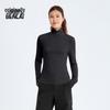 Benlai Women's High-Neck Slim-Fit Long Sleeve T-Shirt