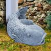 Rainwater Diverter Fish Shape Resin Gutter Extender Diverter Dynamic Water Flow Block Sculpture Extension for Yard Garden Patio