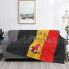 Kdb , King Of Belgium Blanket For Sofa Bed Travel Kdb Belgium Soccer Vintage Heather Hazard