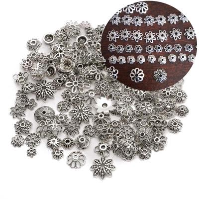 Tibetan Silver Small CARVED SPACER TUBE Perles Métal loose Jewelry Findings 4x3mm