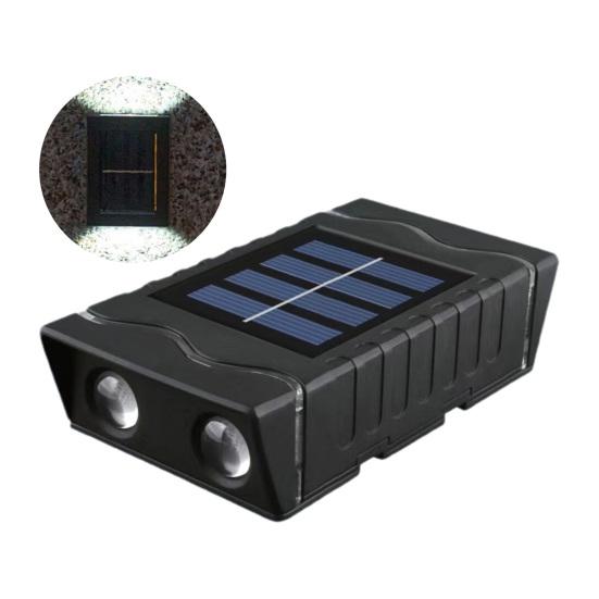 Outdoor Garden Solar Lights Decorative Wall Arrangement Luminous Ambient Wall Lights Home Wall Lights Waterproof Solar Powered Patio Wall Decor Lamp