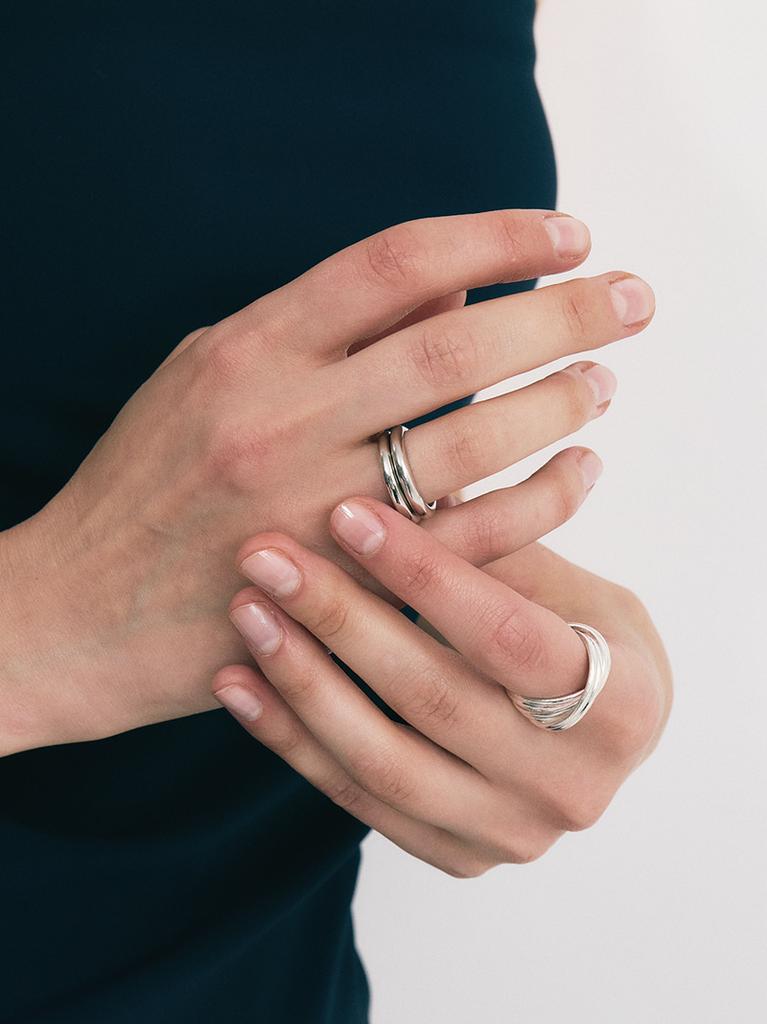 Sosoo Simple Double Ring