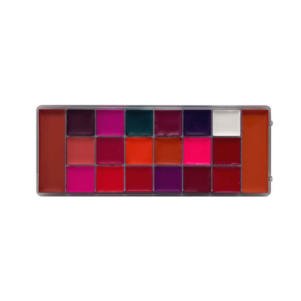20 Colors Lip Gloss Waterproof Sweatproof Blush Eyeshadow All-in-One Makeup Palette Matte Shimmer Cosmetic Kit