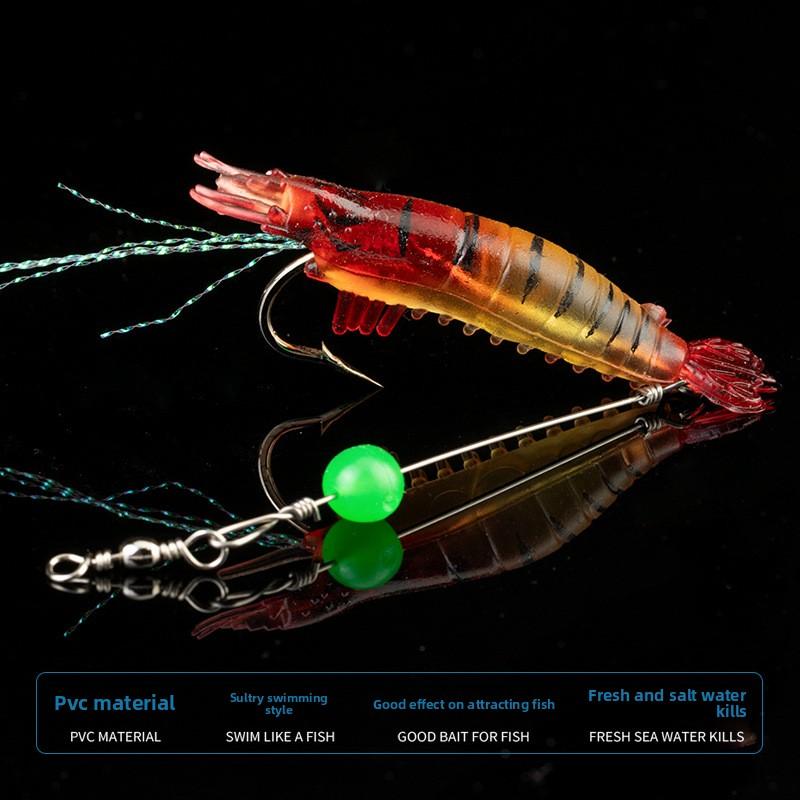Outdoor Survival Fishing Accessory Tool Set, Line Set, Fishing Gear, Fishing Line, Bionic Bait 3-Piece Set