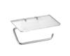 Acrylic Tissue Holder: Punch-Free Wall-Mounted Bathroom Paper Dispenser