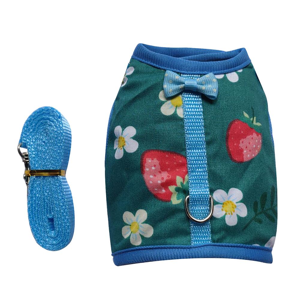 Kleintierkleidung Frettchen Zugleine Meerschweinchen Brust Rücken Meerschweinchen Weste Zugleine Seil Brust Rücken