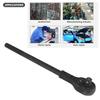 Heavy Duty Drive Ratchet Square Head Reversible Quick Socket Wrench Medium Lengthened Auto Repair