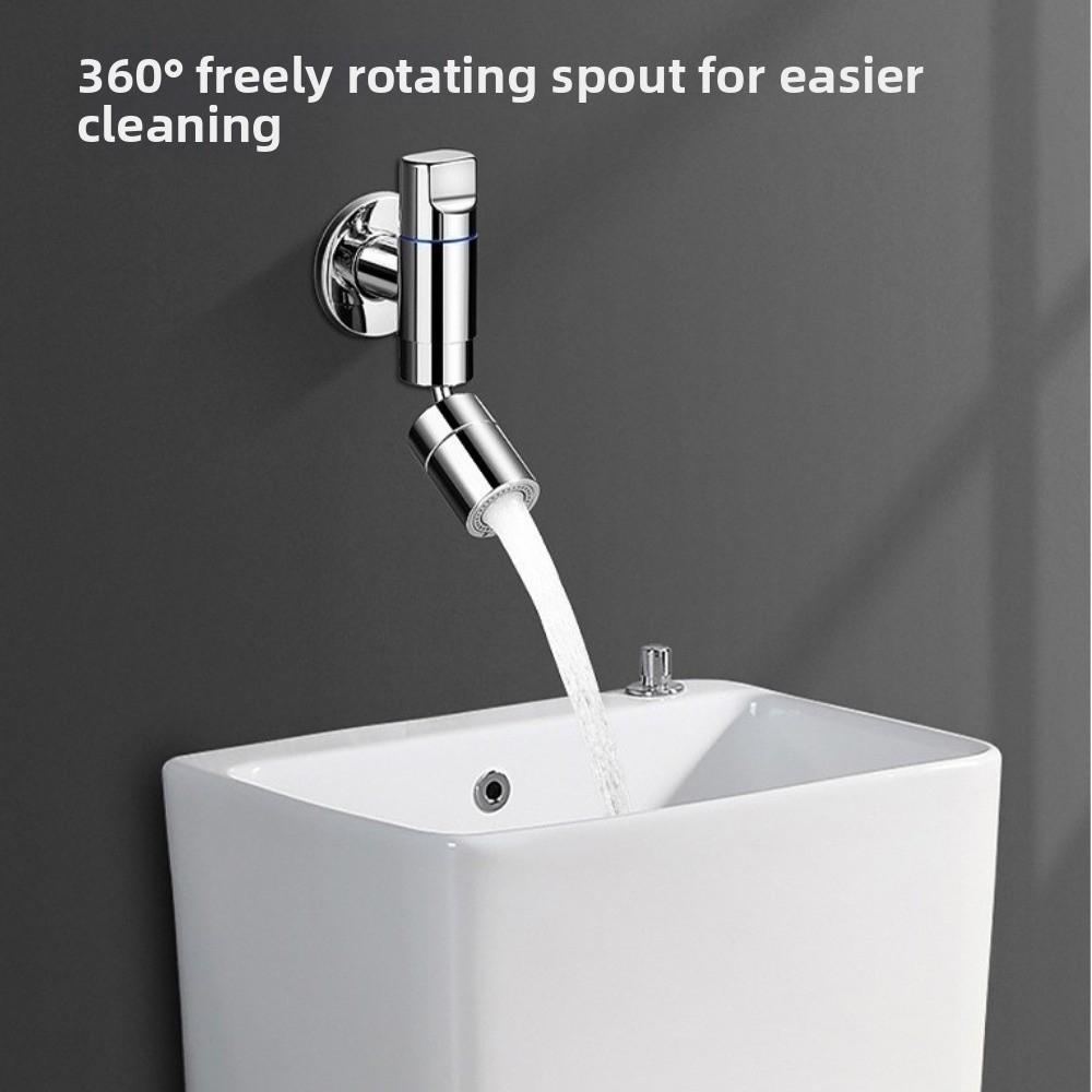 Splashproof Design Mop Pool Tap Rotation Function Mini Wash Basin Tap Bibcock Faucet Laundry Room