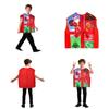 Christmas Gift Box Costume For Kids With Sponge Material For Holiday Stage Performances