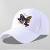 Fashionable Men's and Women's Floral Butterfly Summer Fashionable Duckbill Hat Same Style Couple Baseball Cap Sun Shading and Outdoor Hat