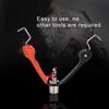 Converter for RCA Clip Cord Removable RCA To Clip Cord Input Power Supply Tattoo Machine Gun