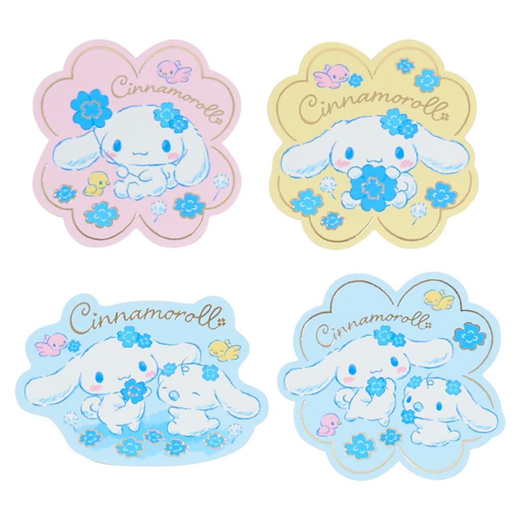 Sanrio Cinnamoroll Character Sticker Set Light Blue Clover 789089