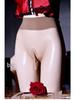 Silky 0.01" Seamless Men's Ultra-Thin Transparent Plus Size Pantyhose with Deep Crotch and JJ Cover